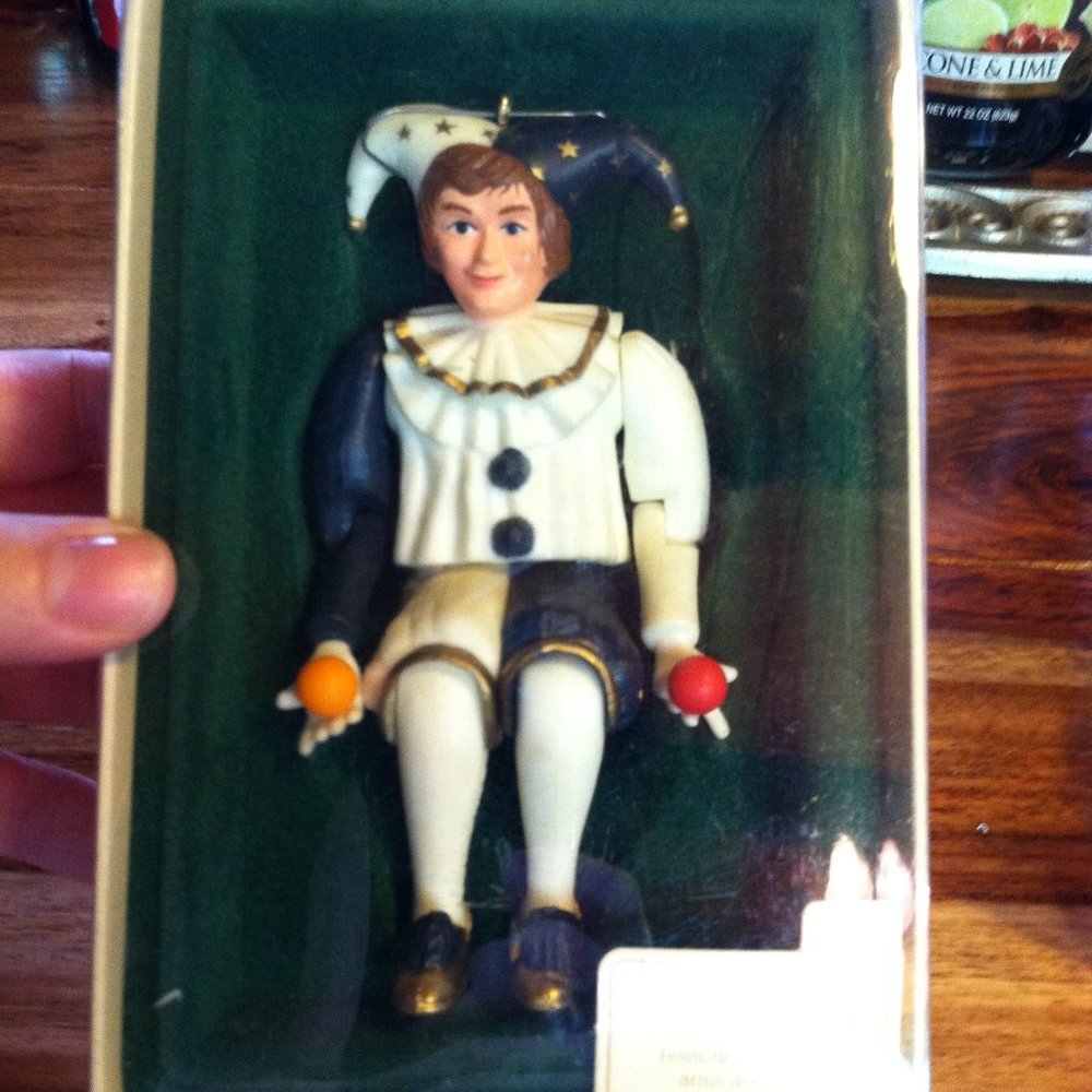 Hallmark Articulating Jester Ornament